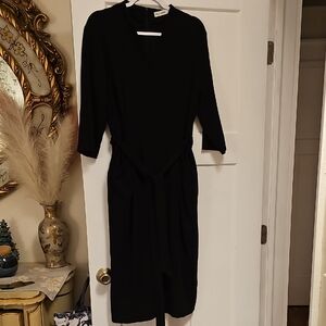 Grace Karin Classic Black Long Sleeve Dress 2xl